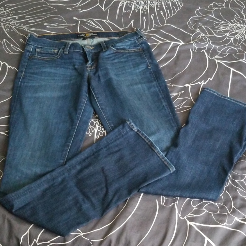 Lucky Brand Charlie Baby Boot jeans, 6 Long